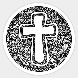 The Cross of the Lord and Savior Jesus Christ Sticker